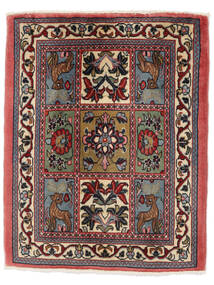  Orientalsk Sarough Teppe 66X84 Mørk Rød/Svart Ull, Persia/Iran Carpetvista