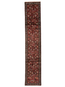  Persialainen Hamadan Matot 79X407 Musta/Tummanpunainen Carpetvista