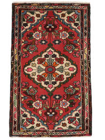  Persian Asadabad Rug 68X103 Black/Dark Red Carpetvista