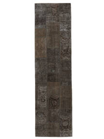  85X309 Vintage Small Patchwork Rug Wool, Carpetvista