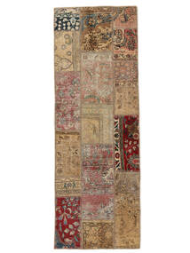  Persischer Patchwork Teppich 73X208 Läufer Braun/Orange (Wolle, Persien/Iran)