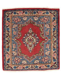Sarouk Rug Rug 70X75 Square Dark Red/Black Wool, Persia/Iran Carpetvista