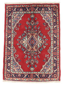  Persischer Asadabad Teppich 62X88 Dunkelrot/Schwarz (Wolle, Persien/Iran)