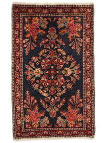  Hamadan Rug 62X99 Persian Wool Black/Dark Red Small Carpetvista