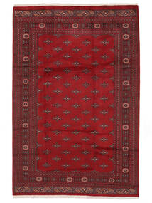 201X302 Pakistan Buchara 2Ply Teppich Orientalischer Dunkelrot/Schwarz (Wolle, Pakistan) Carpetvista