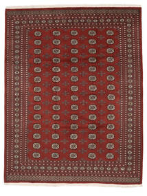  Orientalischer Pakistan Buchara 2Ply Teppich 246X315 Dunkelrot/Schwarz Wolle, Pakistan Carpetvista