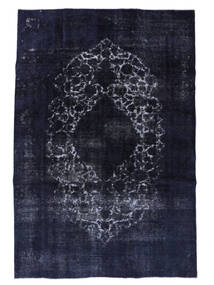  Perzisch Colored Vintage Vloerkleed 190X280 Zwart/Donkerblauw Carpetvista