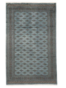 203X329 絨毯 パキスタン ブハラ 3Ply オリエンタル ダークグレー/ブラック (ウール, パキスタン) Carpetvista