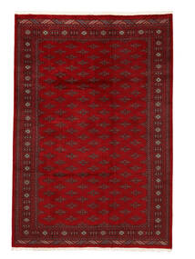201X295 絨毯 パキスタン ブハラ 3Ply オリエンタル ダークレッド/ブラック (ウール, パキスタン) Carpetvista