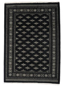 173X247 絨毯 オリエンタル パキスタン ブハラ 3Ply ブラック/ダークグレー (ウール, パキスタン) Carpetvista