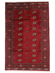  Orientalischer Pakistan Buchara 3Ply Teppich 167X258 Dunkelrot/Schwarz (Wolle, Pakistan)