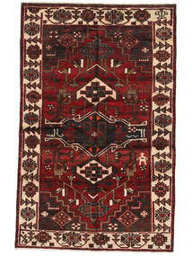  Orientalsk Lori Tæppe 159X250 Sort/Mørkerød Uld, Persien/Iran Carpetvista