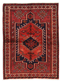 絨毯 ペルシャ ロリ 151X200 ダークレッド/ブラック (ウール, ペルシャ/イラン)