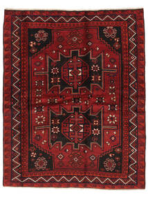 Tapete Lori 175X219 Preto/Vermelho Escuro (Lã, Pérsia/Irão)