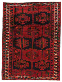 196X262 絨毯 オリエンタル ロリ ブラック/ダークレッド (ウール, ペルシャ/イラン) Carpetvista