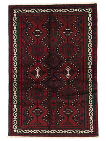  Lori Χαλι 133X200 Περσικό Μαλλινο Μαύρα/Σκούρο Κόκκινο Μικρό Carpetvista