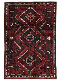  Orientalischer Lori Teppich 170X257 Schwarz/Dunkelrot Wolle, Persien/Iran Carpetvista