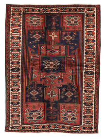  Orientalsk Lori Tæppe 178X239 Sort/Mørkerød Uld, Persien/Iran Carpetvista
