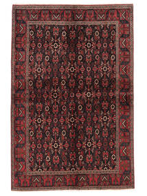  Orientalsk Afshar Shahre Babak Teppe 149X227 Svart/Mørk Rød (Ull, Persia/Iran)