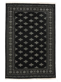 171X256 Pakistan Buchara 2Ply Teppich Orientalischer Schwarz/Dunkelgrün (Wolle, Pakistan) Carpetvista