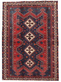  171X239 Afshar Rug Black/Dark Red Persia/Iran Carpetvista