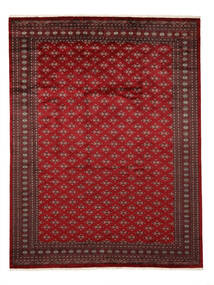 絨毯 パキスタン ブハラ 3Ply 281X368 ダークレッド/ブラック 大きな (ウール, パキスタン)