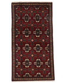  96X179 Medallion Small Baluch Rug Wool, Carpetvista