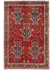167X254 Afshar Teppe Orientalsk Mørk Rød/Svart (Ull, Persia/Iran) Carpetvista