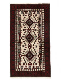  97X186 Medallion Small Baluch Rug Wool, Carpetvista