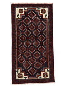  97X180 Medallion Small Baluch Rug Wool, Carpetvista