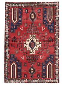 162X240 Afshar Teppe Orientalsk Mørk Rød/Svart (Ull, Persia/Iran) Carpetvista