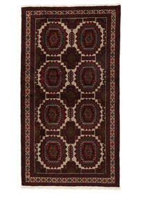 絨毯 オリエンタル バルーチ 104X196 ブラック/茶色 (ウール, ペルシャ/イラン)