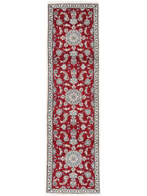  Persialainen Nain Matot Matto 78X283 Käytävämatto Tummanpunainen/Tummanharmaa (Villa, Persia/Iran)
