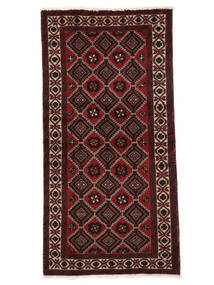  93X182 Medallion Small Baluch Rug Wool, Carpetvista