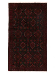 101X176 絨毯 オリエンタル バルーチ ブラック (ウール, ペルシャ/イラン) Carpetvista