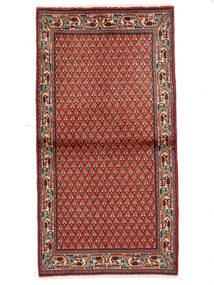  64X123 Sarough Mir Teppich Dunkelrot/Braun Persien/Iran Carpetvista
