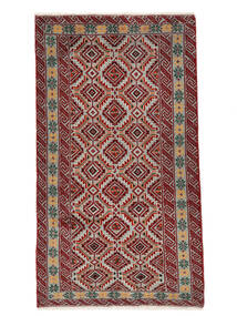 絨毯 ペルシャ バルーチ 74X130 ダークレッド/茶色 (ウール, ペルシャ/イラン)