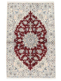 122X191 Nain Teppich Orientalischer Grau/Beige (Wolle, Persien/Iran) Carpetvista