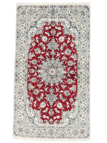  Nain Rug 118X210 Persian Wool Dark Red/Dark Grey Small Carpetvista