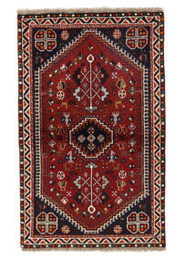 絨毯 ペルシャ カシュガイ 72X116 ブラック/ダークレッド (ウール, ペルシャ/イラン)