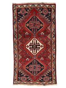  78X150 Ghashghai Teppe Mørk Rød/Svart Persia/Iran Carpetvista