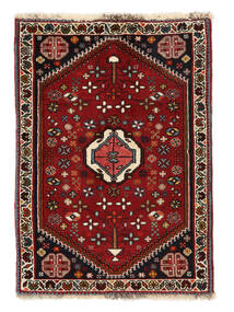  Qashqai Rug 75X105 Persian Wool Dark Red/Black Small Carpetvista