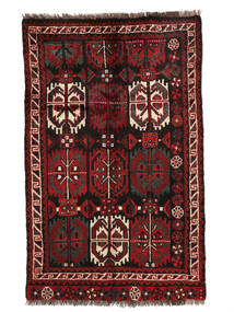 Shiraz Rug Rug 73X115 Black/Dark Red Wool, Persia/Iran Carpetvista