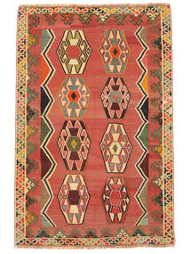  Kilim Vintage Rug 146X221 Vintage Persian Wool Dark Red/Brown Small Carpetvista