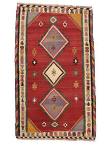  Orientalischer Kelim Vintage Teppich 170X285 Dunkelrot/Braun Wolle, Persien/Iran Carpetvista
