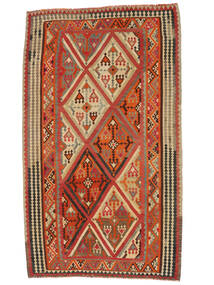 166X282 絨毯 キリム ヴィンテージ オリエンタル 茶色/ダークレッド (ウール, ペルシャ/イラン) Carpetvista