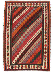  167X250 Kilim Vintage Szőnyeg Sötétpiros/Fekete Perzsia/Irán
 Carpetvista