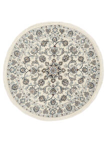  Ø 143 Nain Rug Oriental Round (Wool, Persia/Iran) Carpetvista