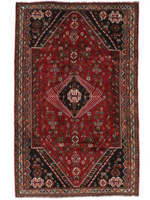  181X281 Ghashghai Teppe Svart/Mørk Rød Persia/Iran Carpetvista