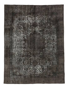 290X382 絨毯 カラード ヴィンテージ モダン ブラック/ダークグレー 大きな (ウール, ペルシャ/イラン) Carpetvista